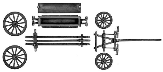 Revolutionary France: Caisson wuertz wagon (no horses or crew)