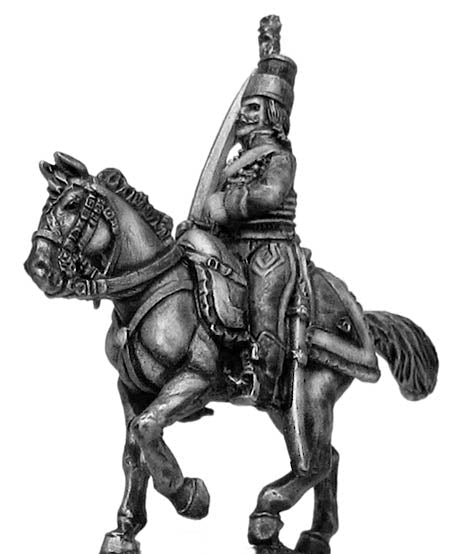 Revolutionary France: Chasseur Cheval Officer short caracot jacket in mirliton