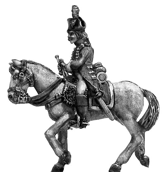 Revolutionary France: Heavy cavalry trumpeter at rest