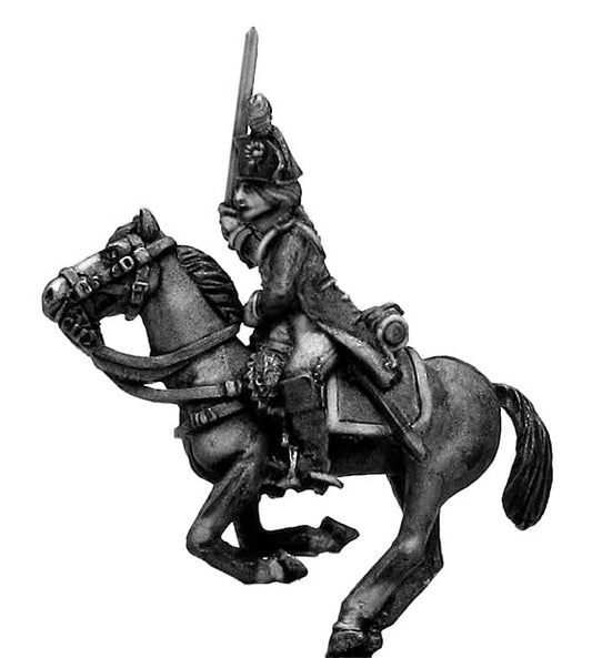 Revolutionary France: Heavy cavalry officer charging