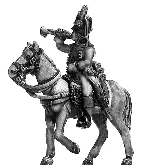 Revolutionary France: Carabinier trumpeter charging