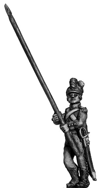 Revolutionary France: Light Infantry standard bearer c1793-96, casque helmet, short ta