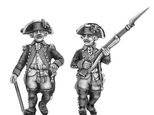 Piedmont Line infantry officer