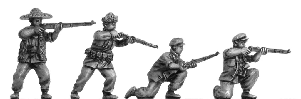 Chinese Guerrilla with rifle