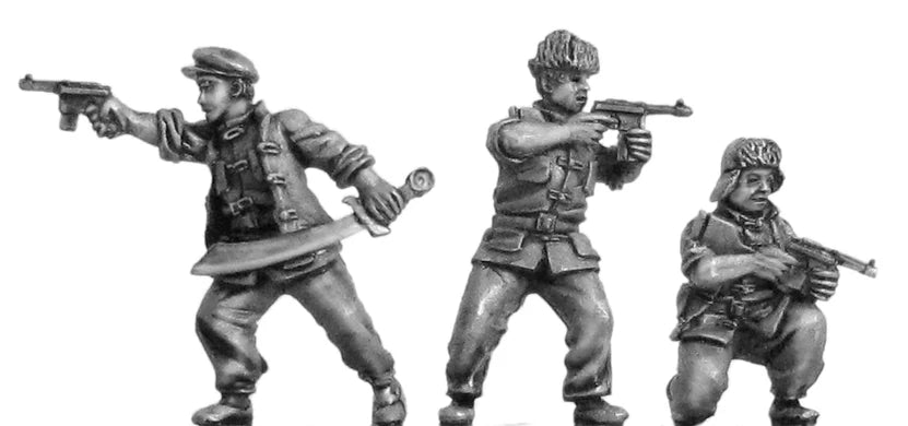 Chinese Guerrilla with machine pistol