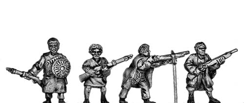 Abyssinian Infantry with musket