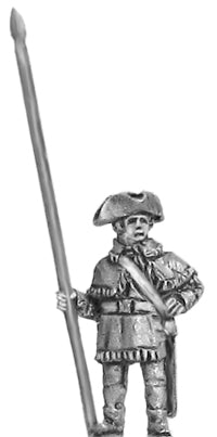 US Continental Infantry in hunting shirt, Ensign