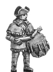 US Continental Infantry in hunting shirt, Drummer