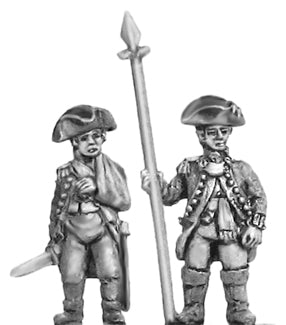 US Continental Infantry in campaign dress, Officer