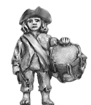 US Continental Infantry in campaign dress, Drummer