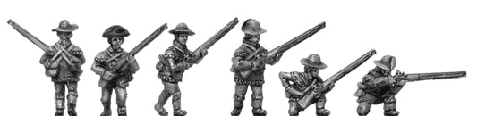 US Riflemen, skirmishing