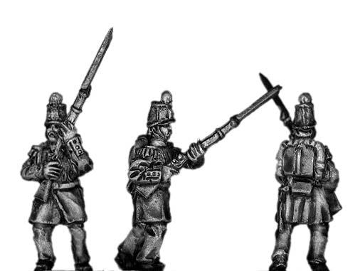 French Infantry in shako advancing