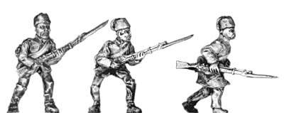 Turkish Infantry, advancing