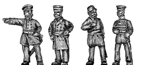 British Dismounted Officers and ADCs