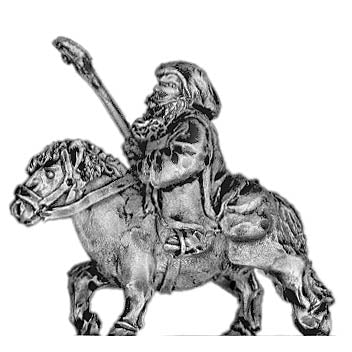 Dwarf conjurer, mounted
