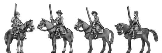 This is a photo of 18mm figures for the English Civil War by Eureka Miniatures