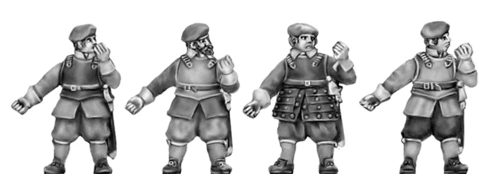 This is a photo of 18mm figures for the English Civil War by Eureka Miniatures