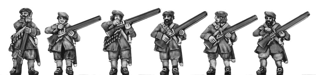 This is a photo of 18mm figures for the English Civil War by Eureka Miniatures