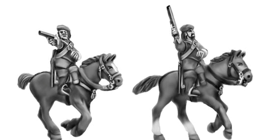 This is a photo of 18mm figures for the English Civil War by Eureka Miniatures