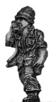 Legionnaire with radio telephone in helmet