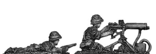 Legionnaire 30.cal HMG team in helmet