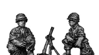 Legionnaire 60mm Mortar team in helmet