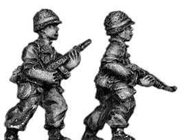 Legionnaire in helmet with M1 Carbine