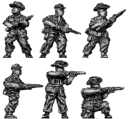 Legionnaire in bush hat with MAS 36