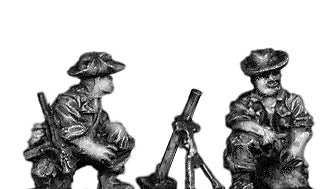 Legionnaire 60mm Mortar team in bush hat