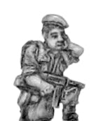 Legionnaire Radio Operator in beret