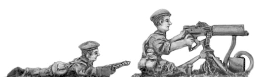 Legionnaire 30.cal HMG team in beret