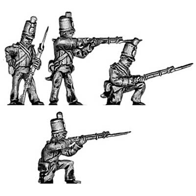 300MAW32 Mexican infantryman, firing & loading
