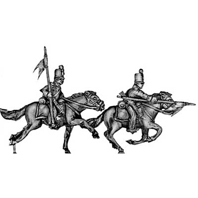 Mexican line cavalry, with lance