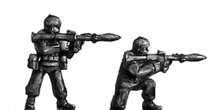 Russian MVD infantry, maska helmet, firing RPG-7