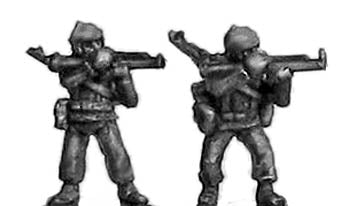 Russian MVD infantry, maska helmet, firing RPG-18