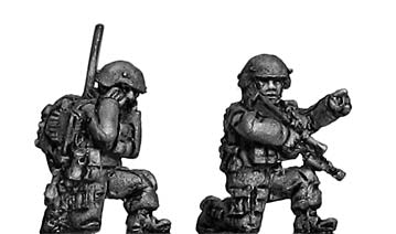 Australian command team kneeling