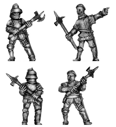 Men of Grandeur with bill, armoured