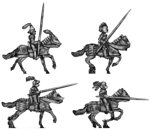 Men of Grandeur Knight mounted with lance