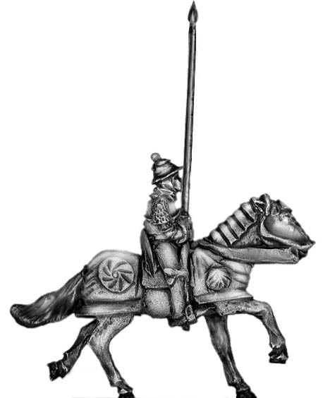 Men of Grandeur standard bearer mounted