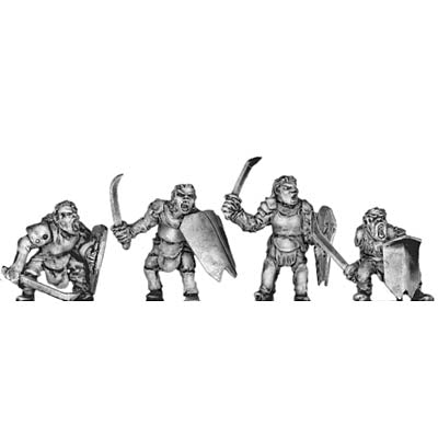 Man-Orc light infantry with sword