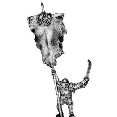 Man-Orc light infantry standard bearer