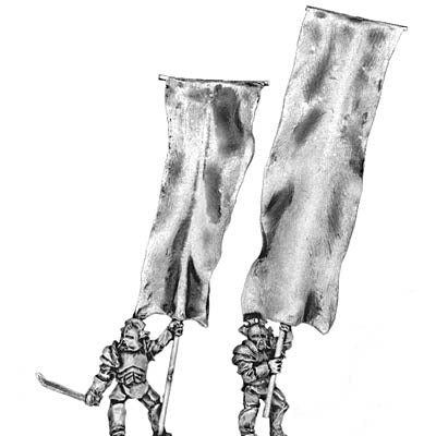 Armoured Man-Orc standard bearer