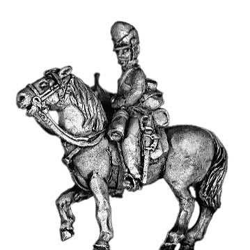 Scots Grey Trumpeter, in covered bearskin