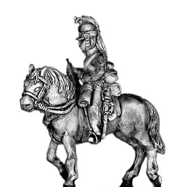 Heavy Dragoon Trumpeter, in helmet