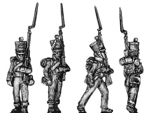 Fusilier, marching, in campaign dress