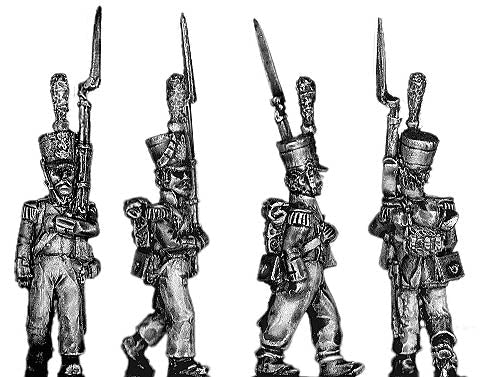 Voltigeur, marching, campaign dress