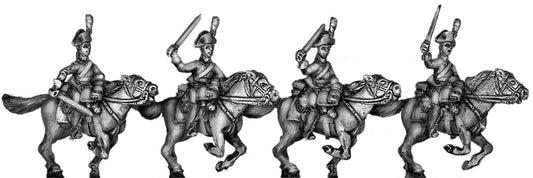 Saxon Chevauxleger Regiment charging
