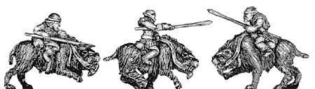 Orc fell beast rider with lance