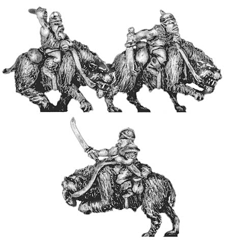Orc fell beast rider with blade