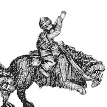 Orc musician, riding fell beast
